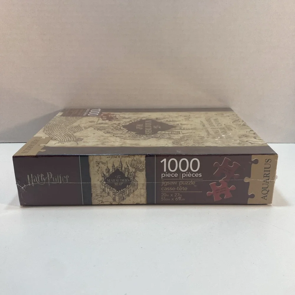 Harry Potter The Marauder's Map Hogwarts 1,000 Piece Jigsaw Puzzle‎ Aquarius NEW